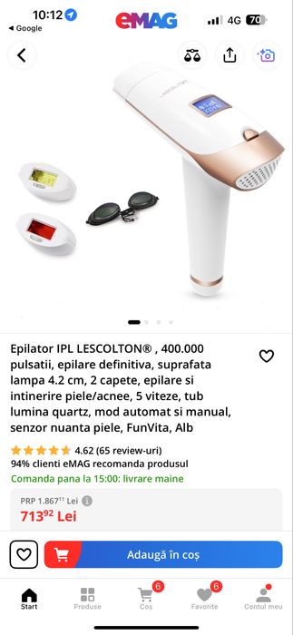 Epilator laser ipl