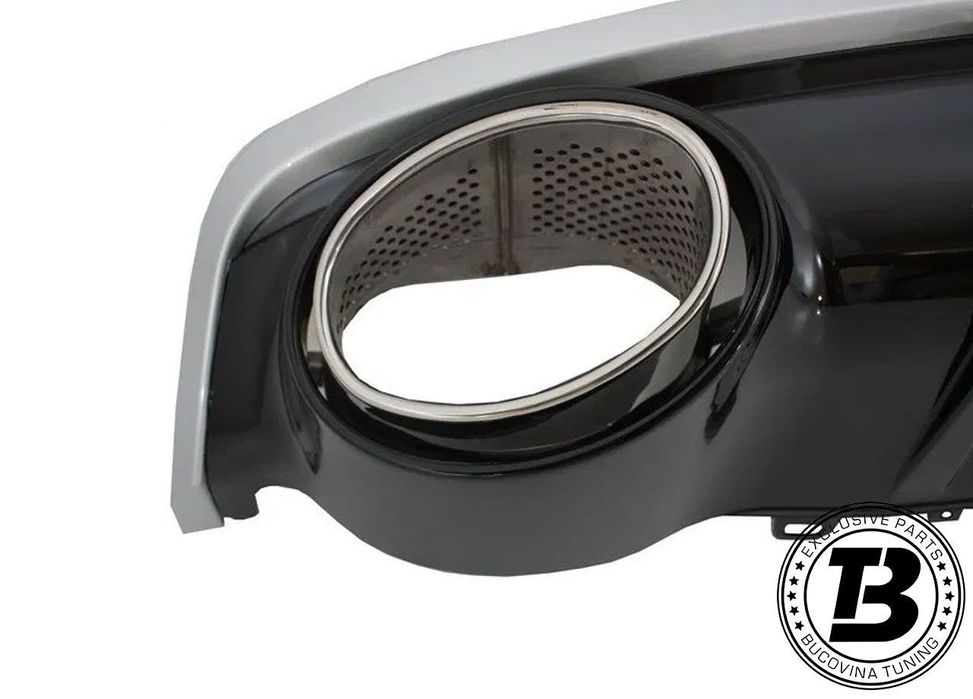 Difuzor Bara Spate cu Ornamente compatibil cu Audi A7 Facelift RS7 Design