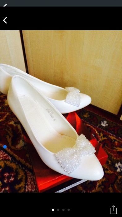 Продам свадебные туфли!