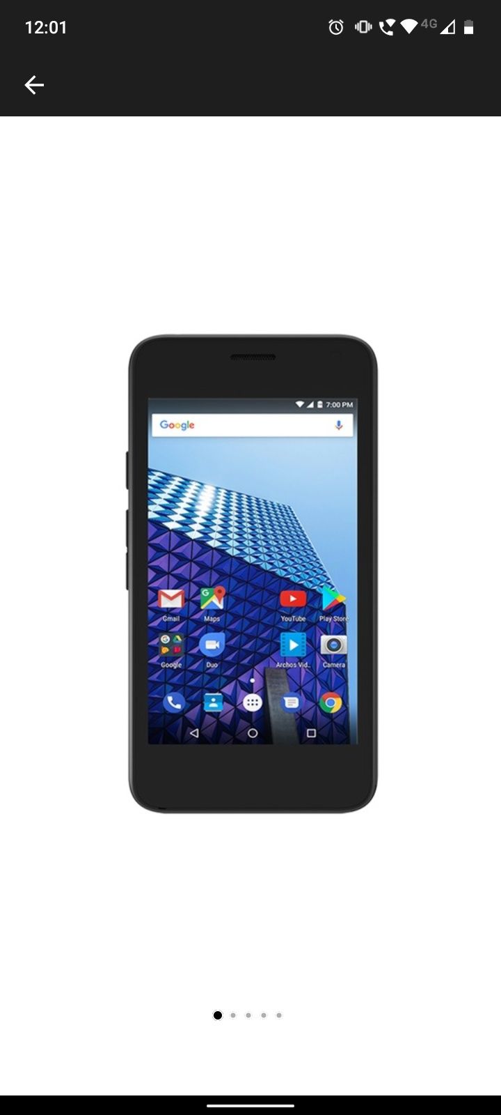 Telefon ARCHOS dual SIM 2GB RAM 16 GB memorie ecran inpecabil