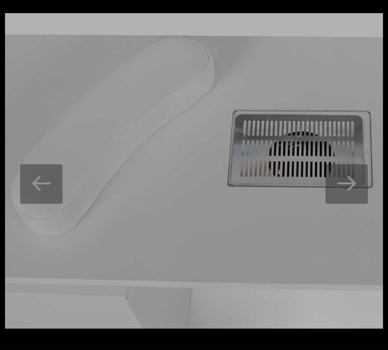 Masă de manichiură cu aspirator integrat