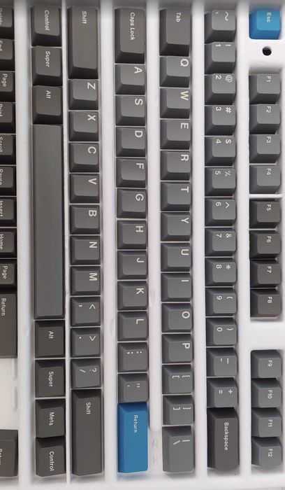 Keycaps GMK Oblivion 3.1 monochrome base kit капачки за клавиатура