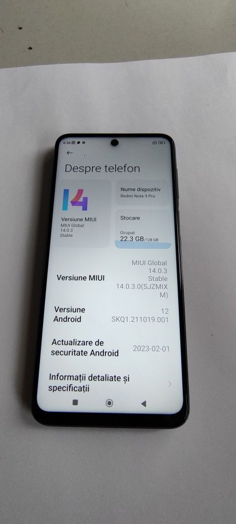 Telefon Xiaomi redmi note 9 pro