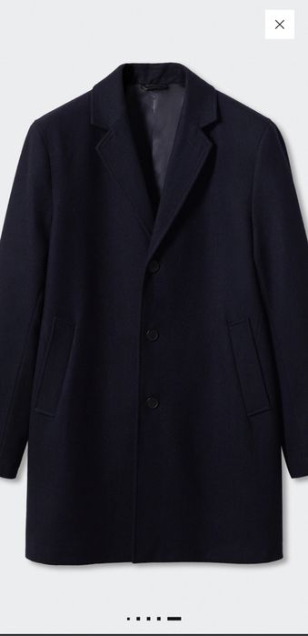 Palton subtire din lana XL