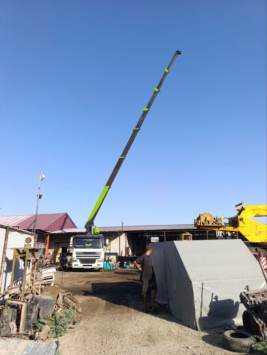 Manipulyator xizmati yuk kutarishi 15 tonna strelo 7 tonna strelo uzun