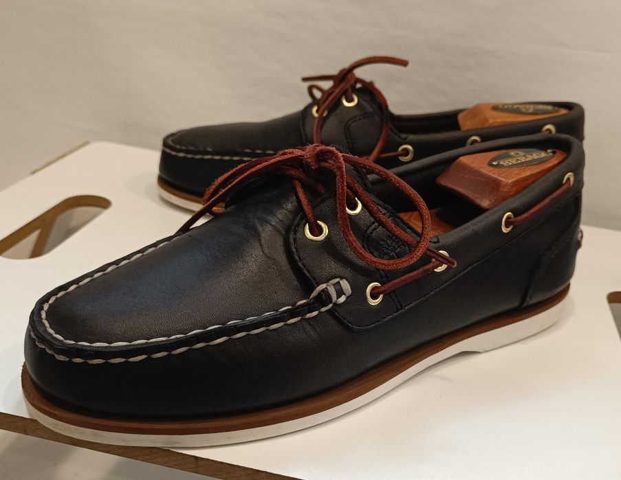 Pantofi casual boat 40.5 41 premium Timberland piele naturala moale