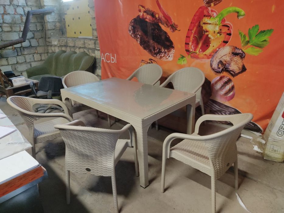 Мебель из пластика искусственный ротанг