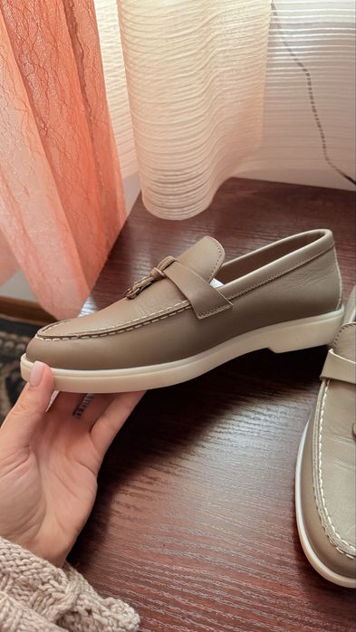 Новые кожаные лоферы