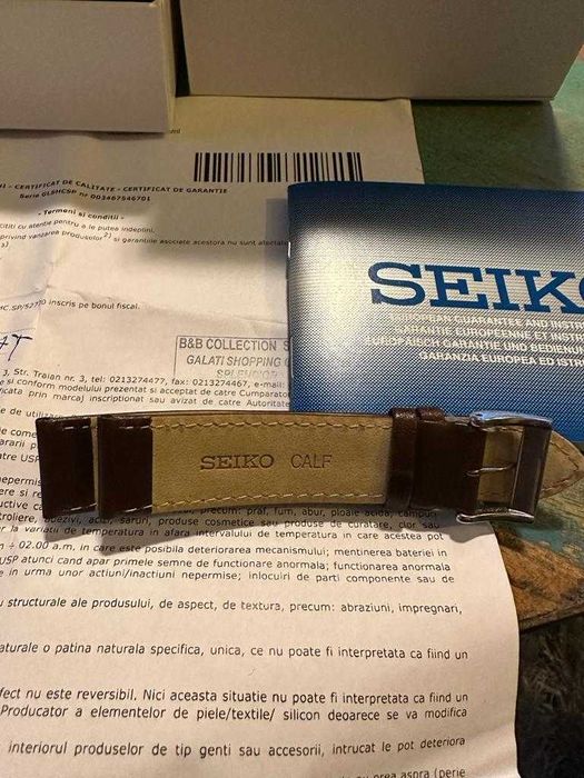 Vand ceas Seiko Kinetic SKA791P1 42.5 mm WR 100m