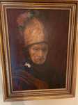 The man with the golden helmet ulei pe lemn Rembrandt
