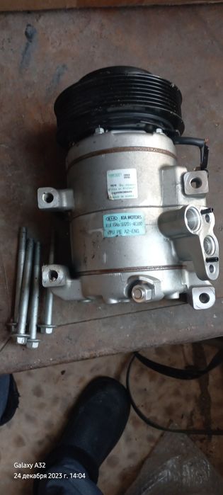 продам компрессор кондиционера новый киа бонга + ремень и четыре шпиль