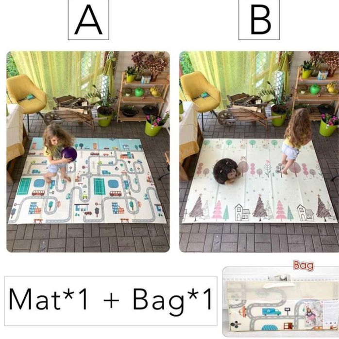 Covoras Pliabil de Joaca Termic 200*180*1 cm Covor Educativ