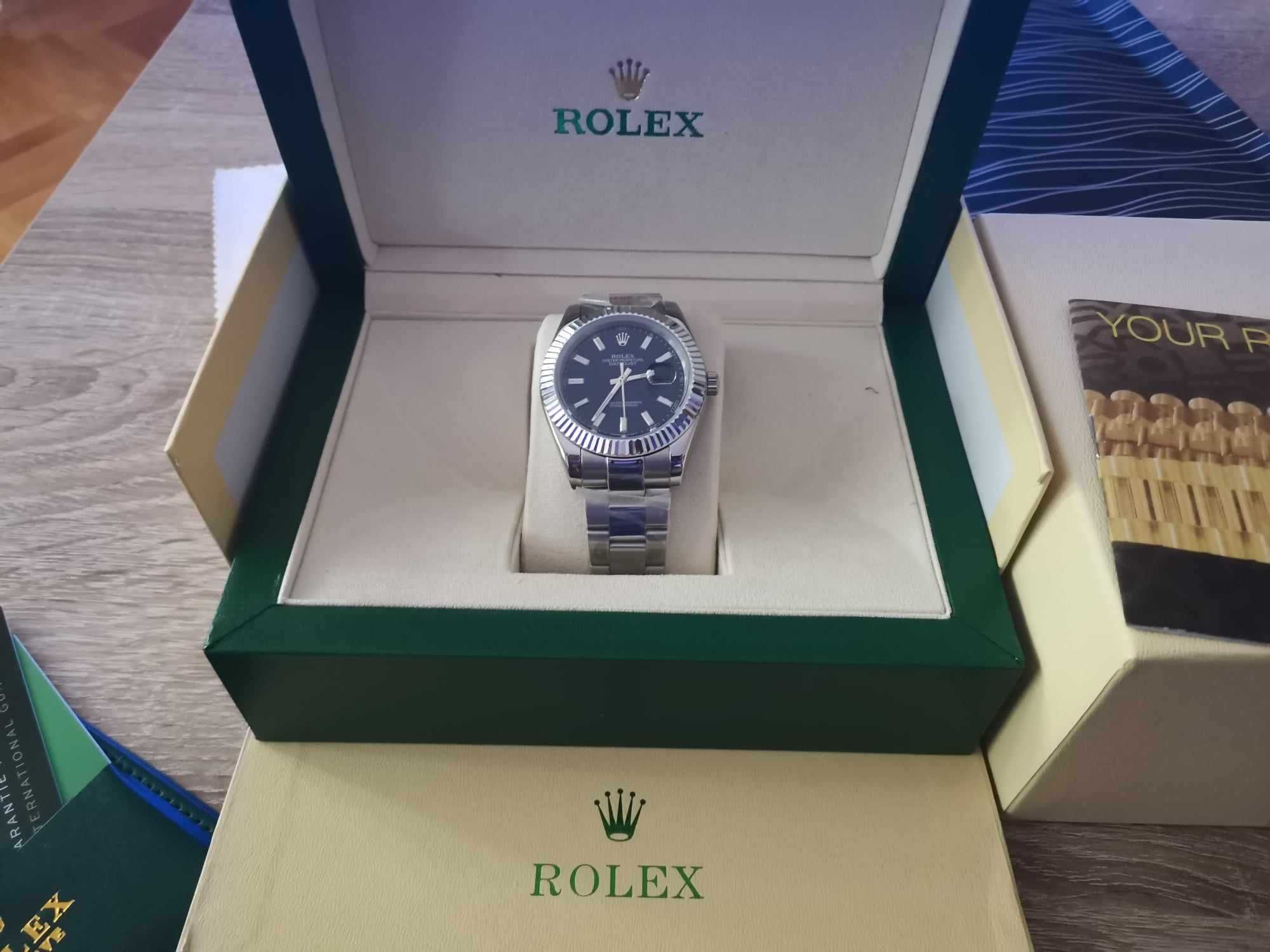 Rolex Datejust 41mm Blue Motif Dial Oyster 126334