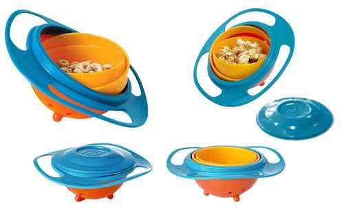 Gyro bowl купа за деца, която не се обръща/ разлива