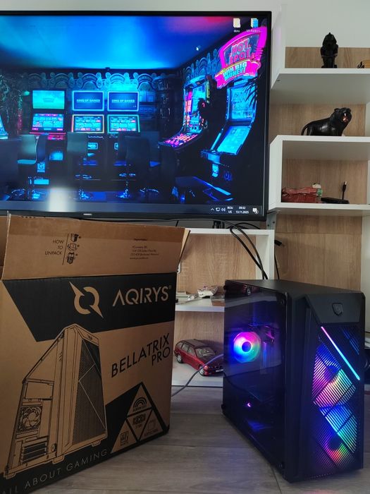 Pc gaming wifi rtx 3050 8g i7 6700/xeon, 16gb ddr4, ssd 128+1tb hdd