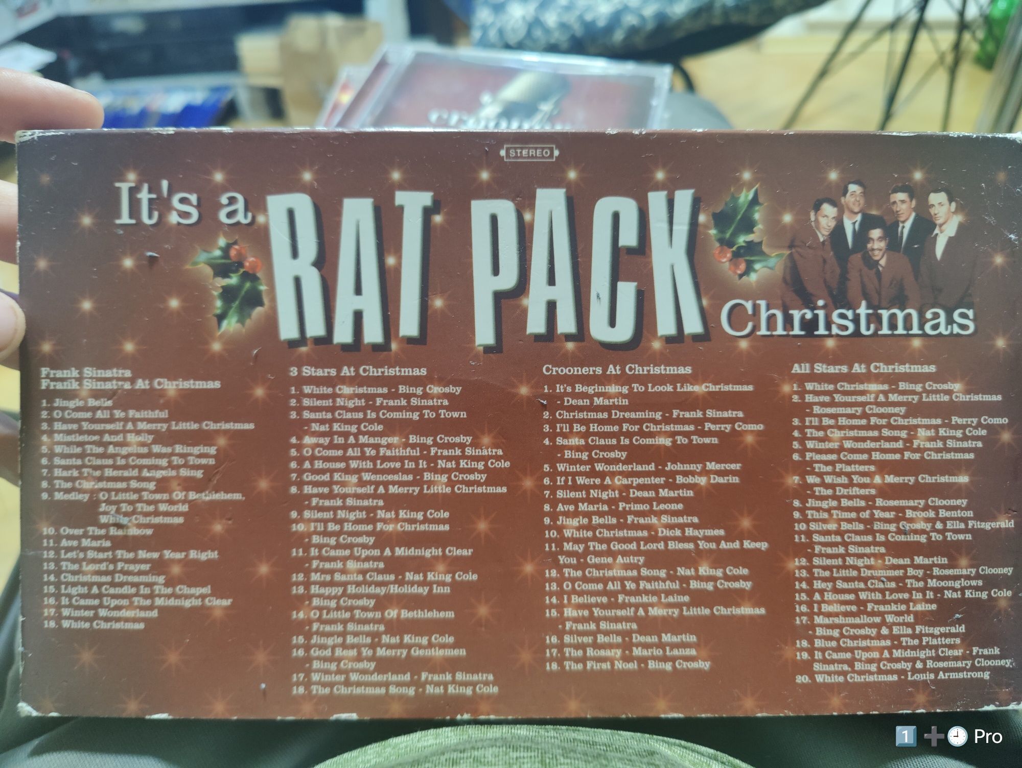 Rat pack, 4 cd-uri cu melodii de Crăciun