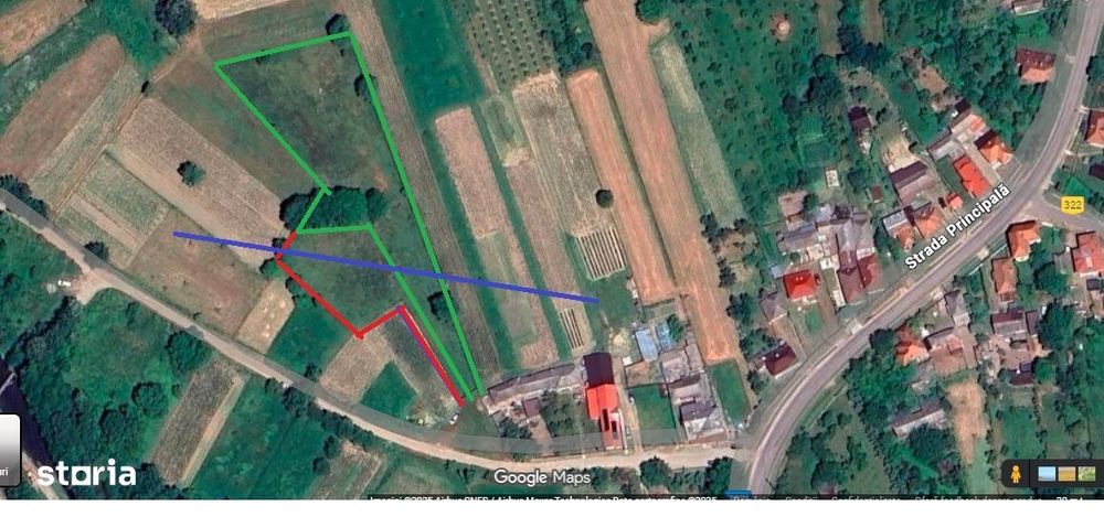 Teren intravilan-extravilan Valsanesti Arges