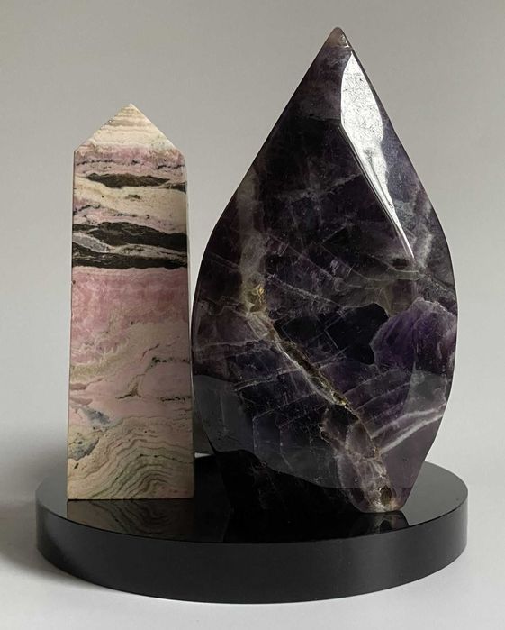 Decor Cristale - Ametist&Celestina&Rodocrozit -Set Cristale