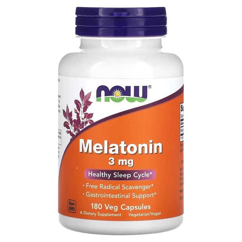 NOW Foods Мелатонин, Melatonin, 3 мг, 5 мг, 10 мг, 20 мг