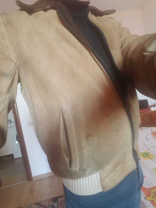 Geaca piele intoarsa