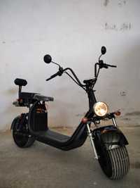 Електрически скутер BIG CITY HARLEY X7 ULTRA 1500W 60V 12АН Черен