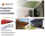 Copertine/Marchize retractabile. Casetate, Simple, Verticale, Zip