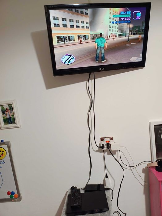 consola Sony Playstation 2 PS2 completa + joc Burnout 3