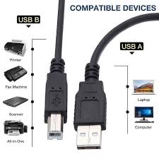 Cablu Imprimanta USB 2.0 A-B, 1m, 1,5m, 2m, 3m