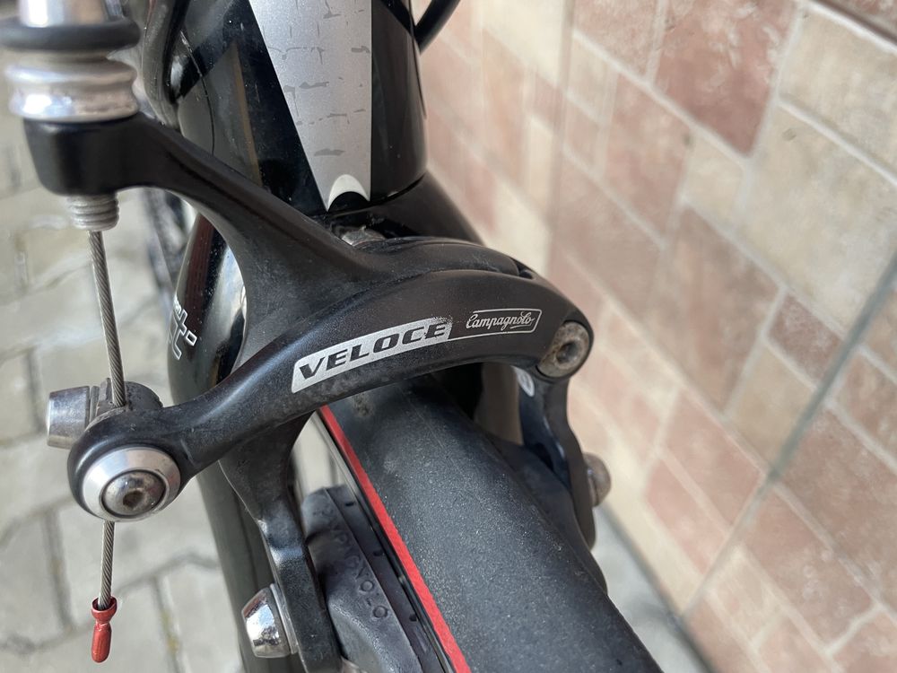 Bicicleta cursiera Carbon full Campagnolo