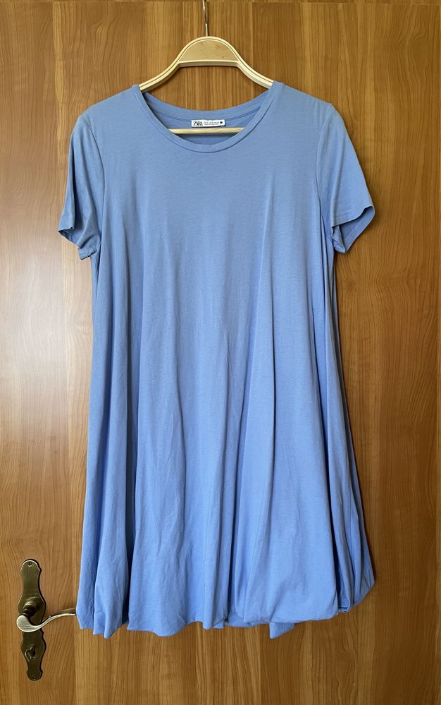 Rochie “Zara”, 100% bumbac, marime S, culoare bleu