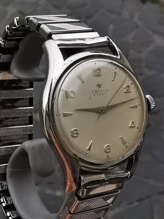 Ceas Zenith Pilot Stellina-Cal.126 5 6 -35 mm- Funcționează Impecabil