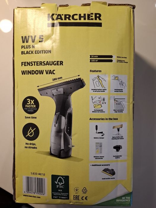 Aspirator ,curățitor geamuri Karcher .WV 5 Plus N