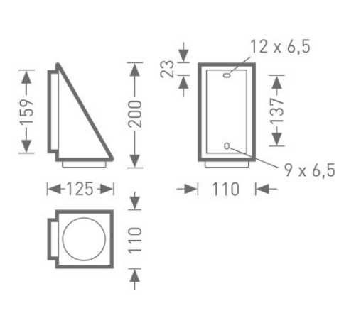 Aplica (Lampa) de perete Artemide DZ Licht