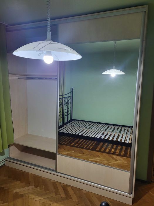 Dulap pal 18mm cu 3 corpuri 115x60x240cm culoare Par Salbatec