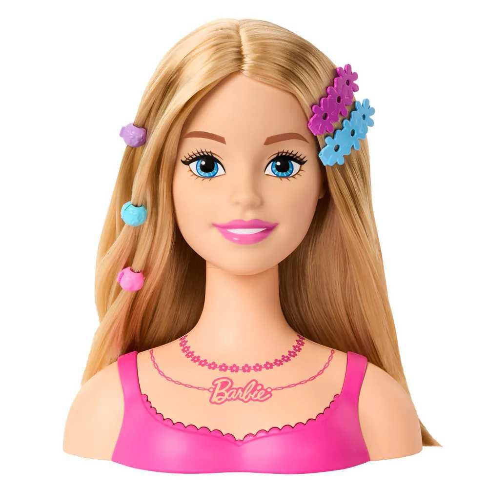 Кукла Barbie Барби голяма Глава за прически фризьорски салон