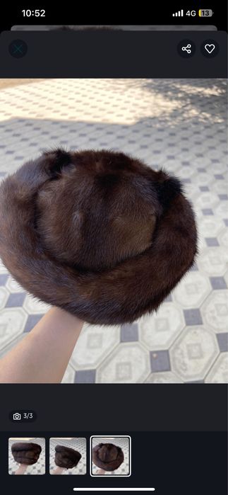 Продам норковую шапку