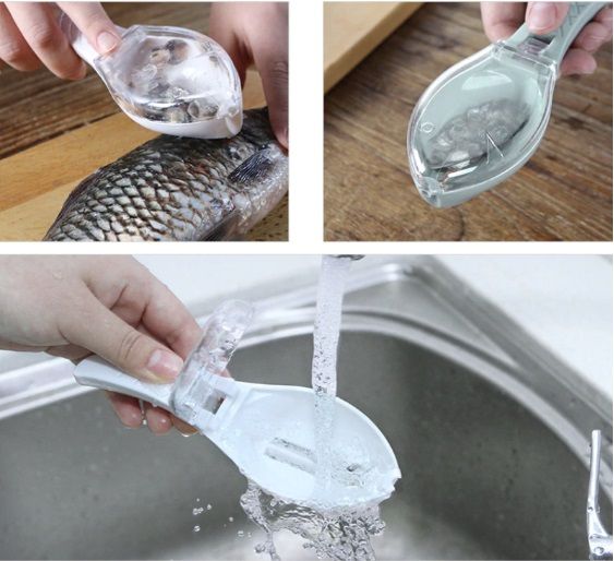 Уред за почистване на риба люспи инструмент стъргалка за за чистене