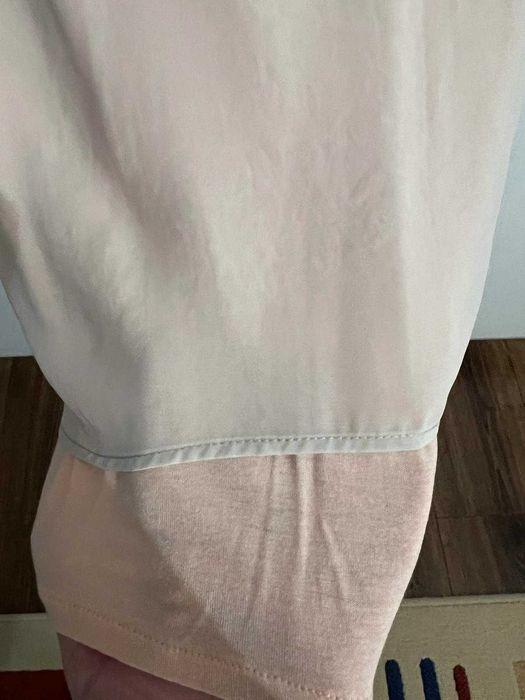 Rochie Zara marimea S culoarea nude peach voal