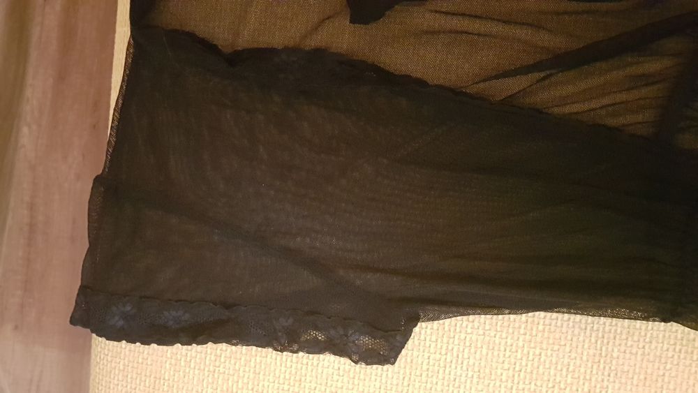 Capotel fin voal cu dantelă si kimono japonez f frumos