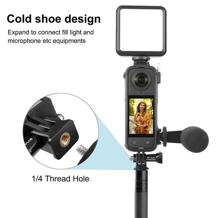 Cadru frame carcasa de protectie pentru camere de actiune Insta360 X4