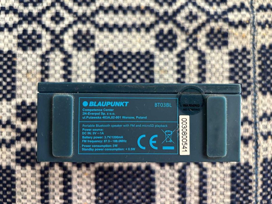 Boxa portabila Blaupunkt BT03BL bluetooth radio microSD