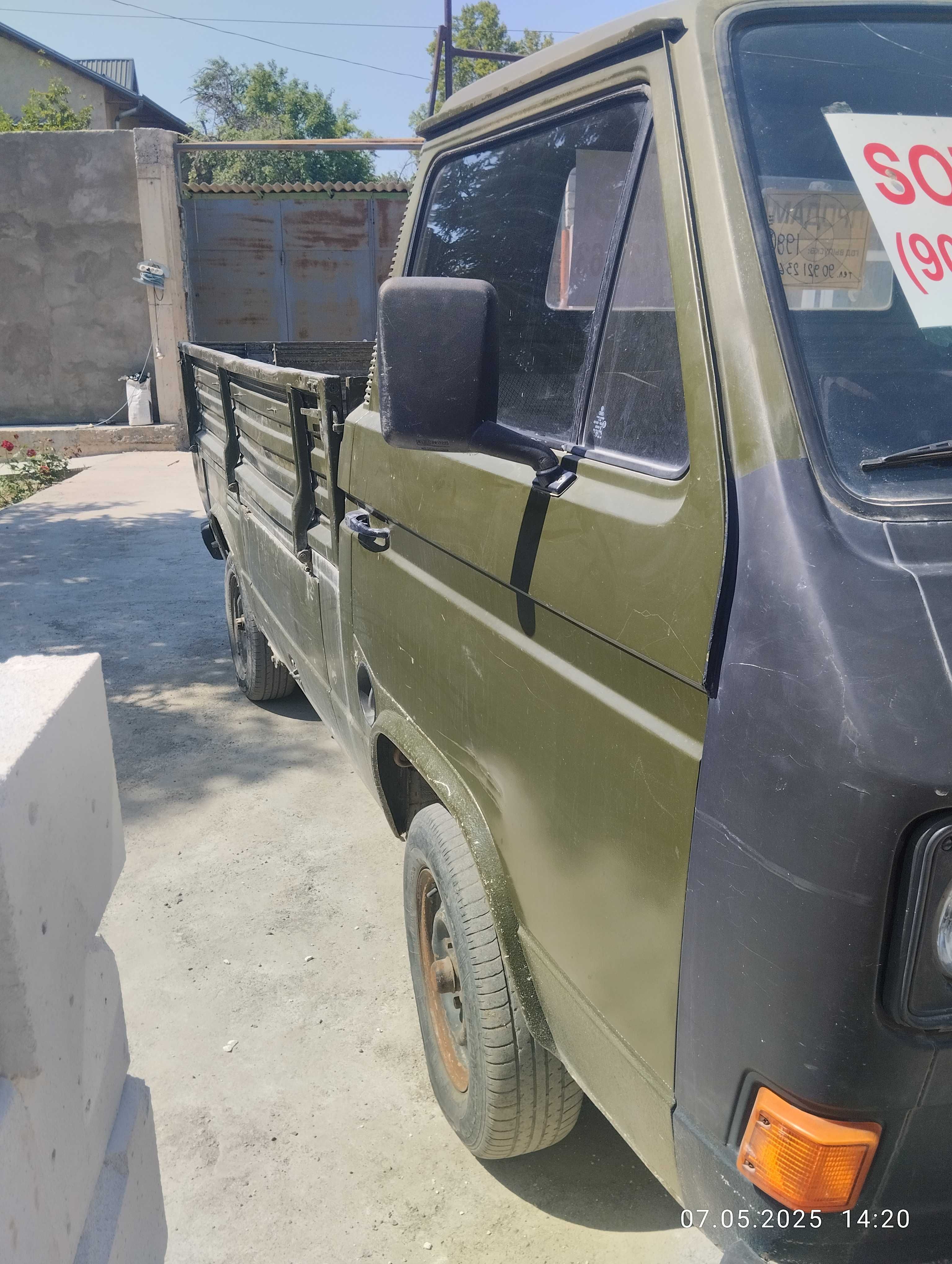Vw t3 бортовой заводской бензин находу