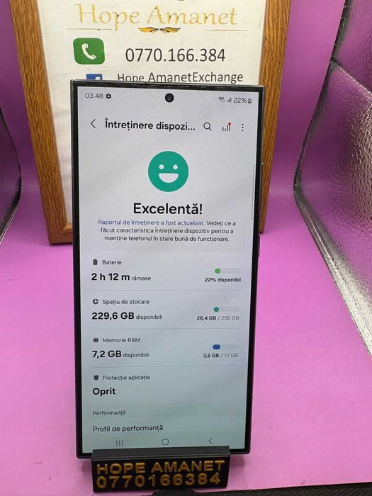 HOPE AMANET P2-Samsung s24 ultra 256 GB/12 RAM