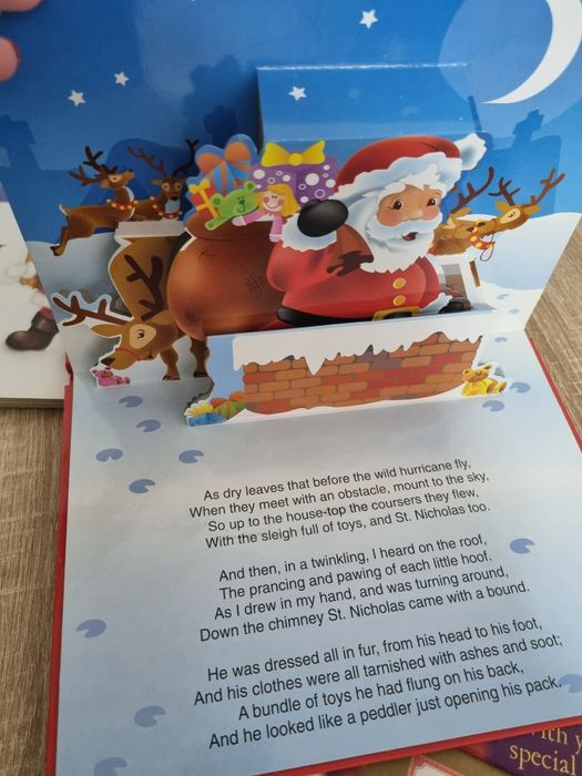 Carti copii Craciun sunete, scrisoare, pop-up