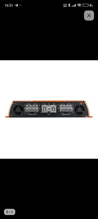 Dl audio phoenix sport 8.150
150 Bт
Номинальная выходная мощнос