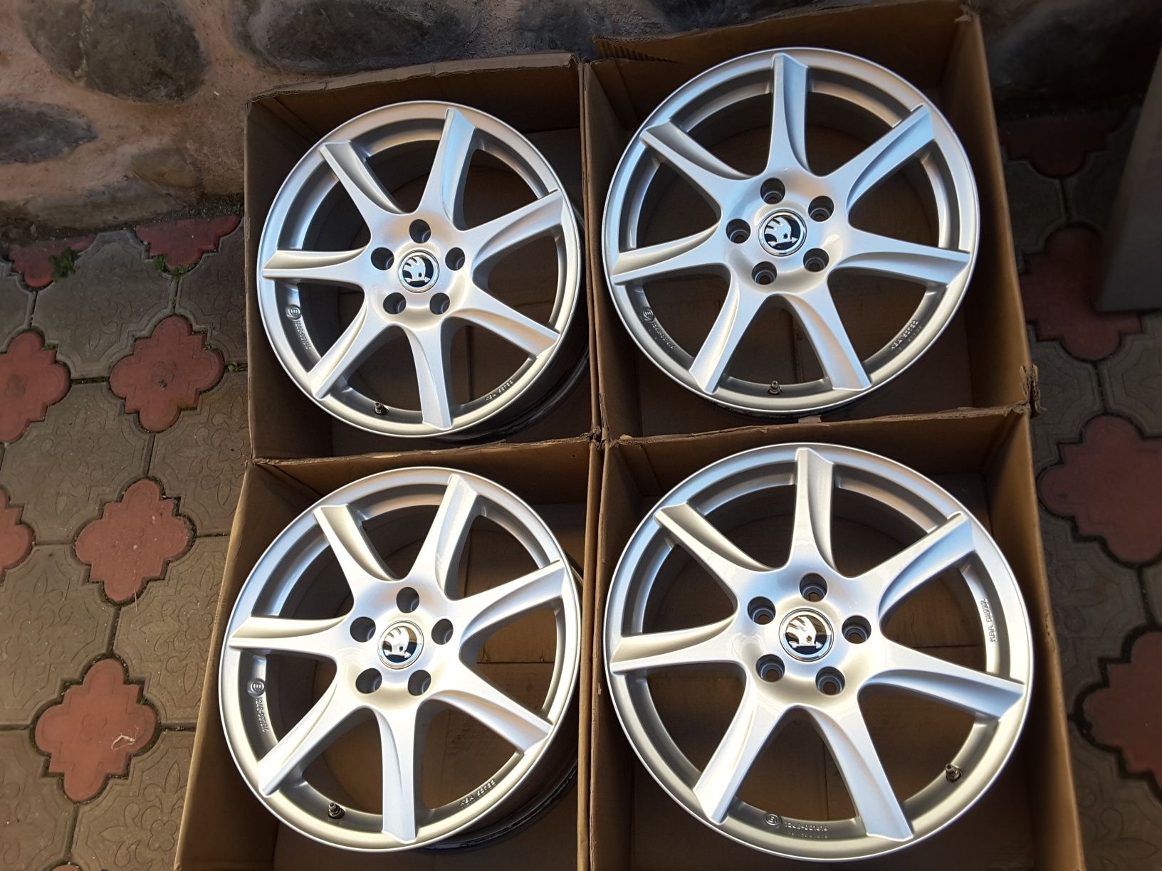jante aliaj 17; 5x112; Skoda Kodiaq, Karoq, Superb, Octavia Scout