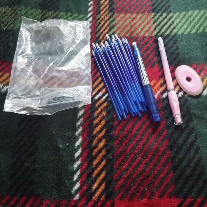 Set eraiser ,pix Pilot cu mine schimb si radiera