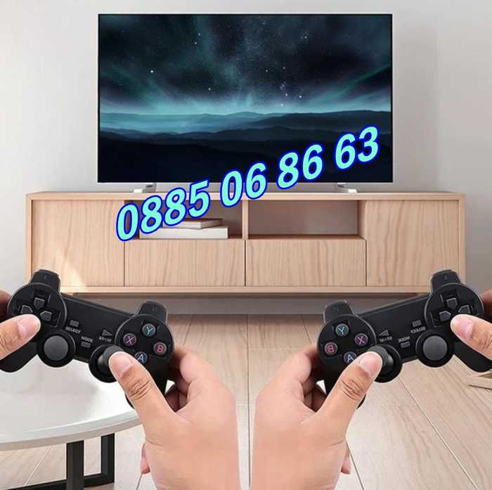 Безжична ретро конзола GAME STICK HD с 10000 игри, ретро игра