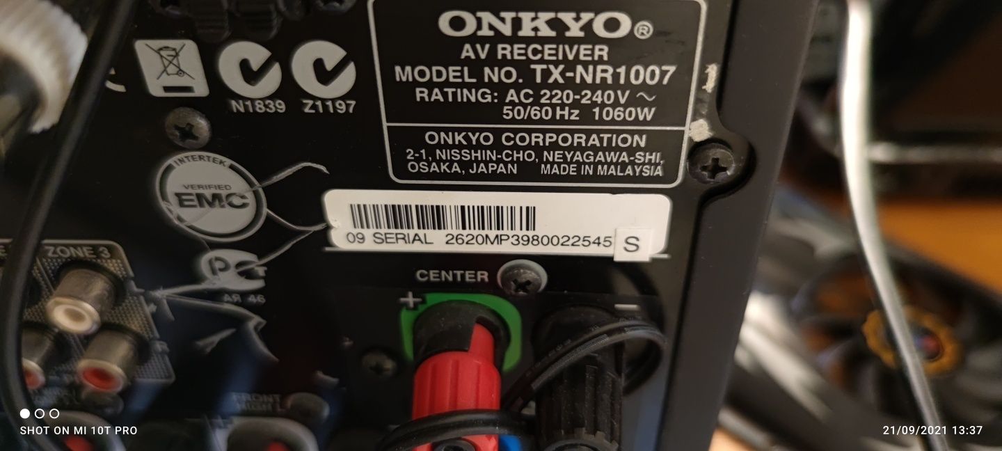 Receiver 9.2 Onkyo TX-NR1007 vârf de gamă