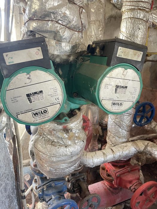 Газови горелки Unigas P-72 и водни помпи и табла за управлението им